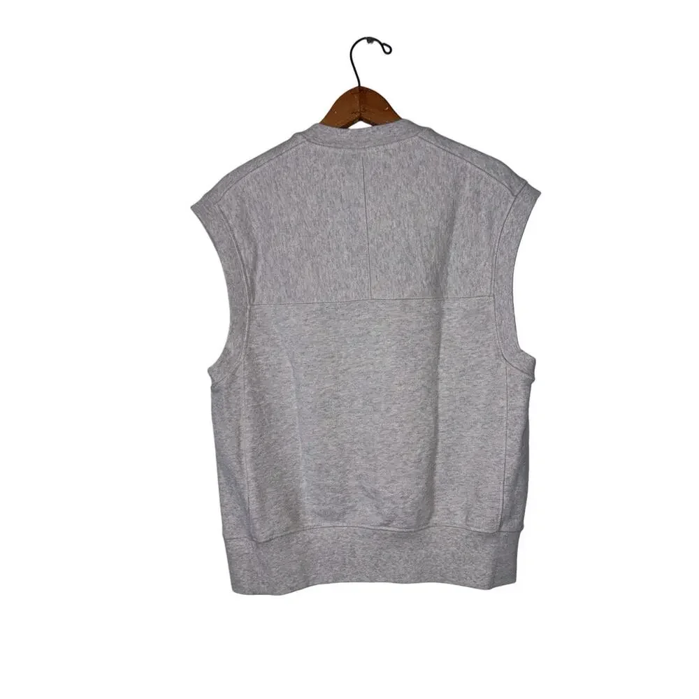 COS Relaxed Decontracte Light Gray V-Neck Sweater Vest   Size: XS Men's
